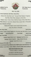 Old World Bakery And Deli menu
