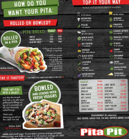 Pita Pit menu