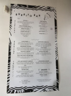 Tacofino Yaletown Burrito menu