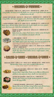 Mexiglu Mexican menu