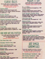Rockin Johnny's Diner menu