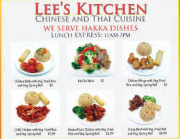 Lee's Kitchen Chinese And Thai Cuisine food