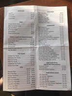 Tran's Place menu