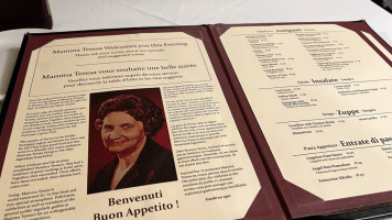 Mamma Teresa Ristorante menu