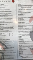 Yamato Asian Dining menu