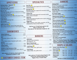 Stathis Grill menu