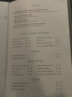 St Lawrence menu