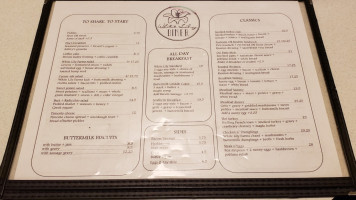 White Lily Diner menu
