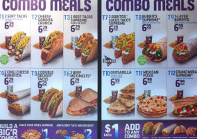 Taco Bell menu