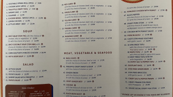 Papaya Hut menu
