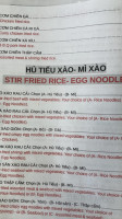 Pho Viet Nam K W menu