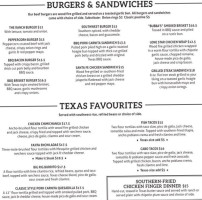 Lone Star Texas Grill menu