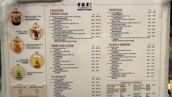 Xing Fu Tang Xìng Fú Táng menu