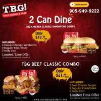 Trust Burger Grill food