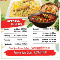 Red Chillies Flavours Of India food