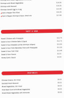 Chef Chan Chinese Food Takeout Delivery menu