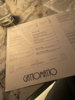 Gatto Matto menu
