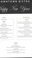 Downtown Bistro Grill Casual Fine Dining menu