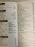 Woomi Sushi menu