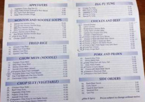 Lucky 8 Fried Chicken And Fish Chips menu