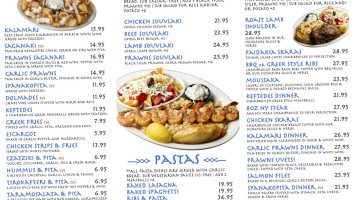 Greek Fellas Restaurant menu
