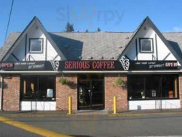 Serious Coffee Parksville inside