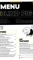 Le Blind Pig menu