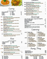 Thai Signature menu