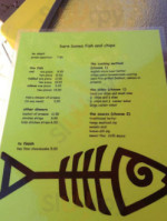 Bare Bones Fish & Chips menu