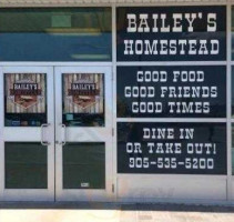 Baileys Homestead food