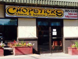 Chopsticks outside