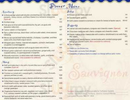 Sauvignon Bistro&bakery Inc menu