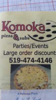 Komoka Pizza & Subs food