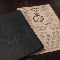 Sherlock Holmes Pub menu
