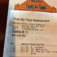 Thai By Thai food