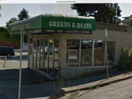 Greens and Beans deli outside