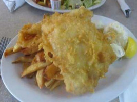 Amy's Fish Chips food