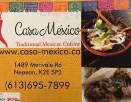 Casa Mexico food