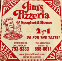 Jim's Pizzeria food