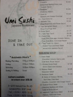 Umi Sushi food