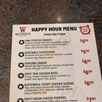 Woody's Pub menu