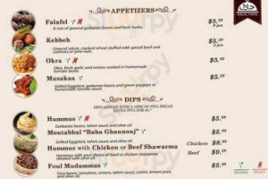 Manouche Express Mediterranean Grill menu