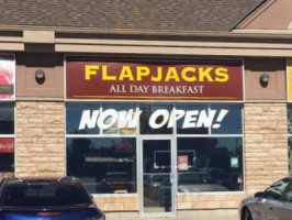 Flapjacks outside