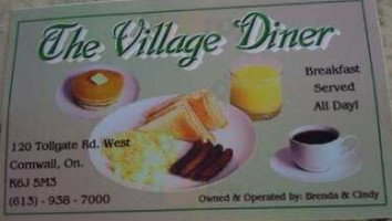 The Village Diner food