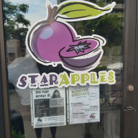 Starapples menu