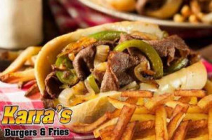 Karra's Burgers Fries food