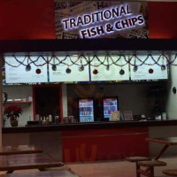 Traditional Fish Chips inside