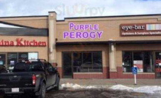 Purple Perogy food