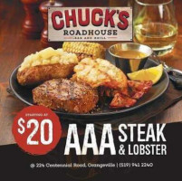 Chuck's Roadhouse And Grill food