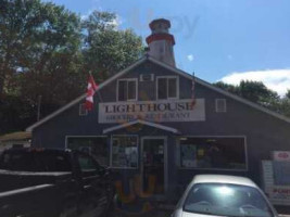 Lighthouse Restaurant and Grocery outside